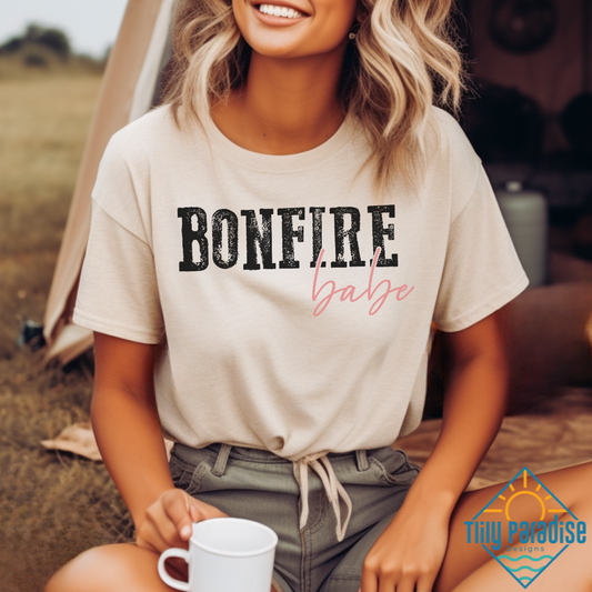 Bonfire Babe Soft Cream T-Shirt