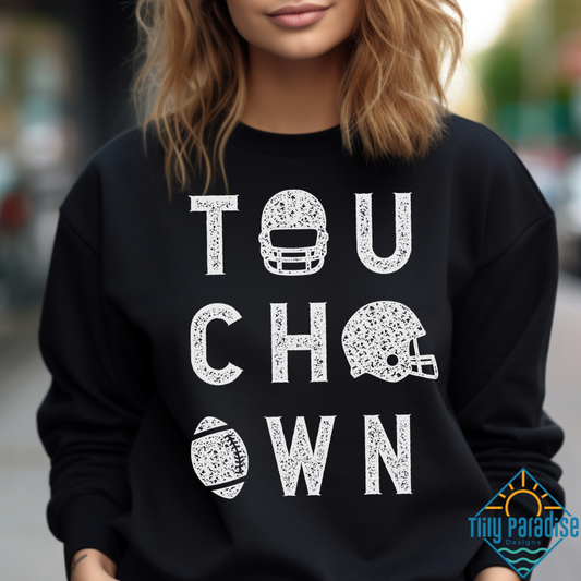 Touchdown Black Sweatshirt